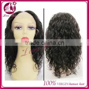Women Prefer Unprocessed Brazilian Full Lace Wig 100% Human Brazilian U Part Lace Wigs thumbnail-1