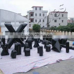 2016 Best Selling Inflatable Game Paintball Bunker Set thumbnail-4