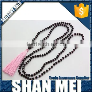 Custom Colorful Tassel Prayer 8mm Beads Bracelets thumbnail-4