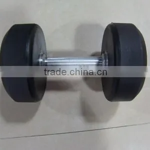 35KG Hex Rubber Coated Dumbbells thumbnail-1