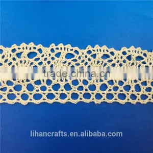 H0067G Elegant Lace Ribbon, 100% Cotton Lace ,Crocheted Lace thumbnail-1
