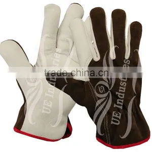 UEI-2718 Driving Gloves , Leather Gloves , Leather Driver Gloves , Car Driving Gloves , Safety Gloves , Leather Driving Gloves thumbnail-1