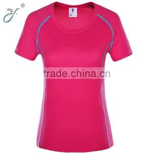 Wholesale Fly Dry Short Sleeve Women T Shirt thumbnail-4