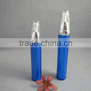 Blue Skincare Cosmetic Bottle With Transparent Cap thumbnail-1
