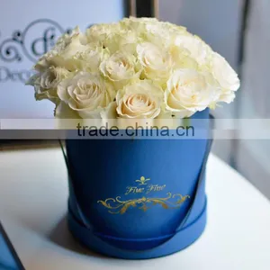 Elegant Luxury Cardboard Flower Box in Different Size and Color With Custom Logo thumbnail-4