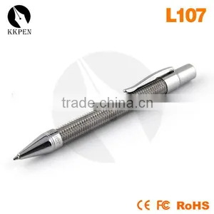 KKPEN Stainless Steel Metal Silver Mesh Ballpoint Pen thumbnail-6