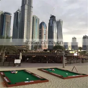 Modern and Luxury White Snookball Table Snooker Pool Table Billiard and Soccer Football thumbnail-4