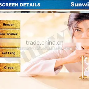 Sunwin Manufacturer Full Touch Screen Professional Intelligent Skin Analyzer thumbnail-2