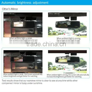 4.3 Inch Ek-043lap OEM Replacement Model With Manual Dimming,bluetooth,parking Sensor,compass&temp Germid Interior Mirror thumbnail-3