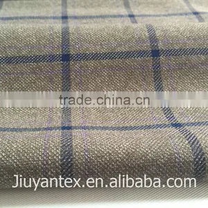 Hot Selling Europe and America Market tr Twill Classic Checks Design Printed High Quality Men's Suiting Fabric thumbnail-6