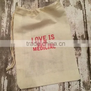 Custom Cotton Bag With Silk-screened on One Side thumbnail-3
