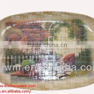 Bamboo Square Plate -- Jane@bamboo-kitchenware.com thumbnail-1