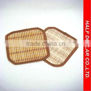 2pcs Bamboo Mats/Table Mats/Placemats For One Dollar Item,Heat Resistant For Kitchen Use thumbnail-1