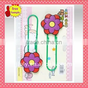 2014 SHAPED PROMOTIONAL FASHIONAL SOFT PVC PAPER CLIP thumbnail-1