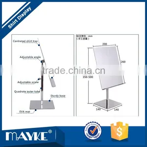 Stainless Steel Shirt Display ,Trade Show Equipment ,Shirt Display Rack Clothes Display Stand thumbnail-3