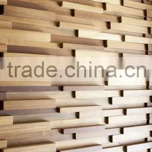 Teek Baroque Style Decorative 3D Wood Wall Panel thumbnail-3