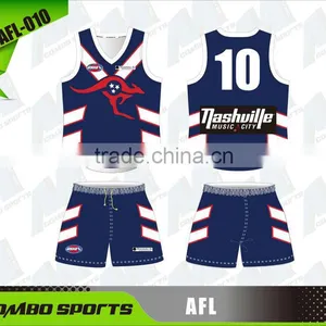 Long Sleeved/sleeveless Sublimation AFL Jumper and Shorts thumbnail-4
