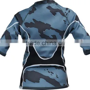 Plus Size Rash Guard Swim Suit Camouflge Rash Guard W-16 thumbnail-3