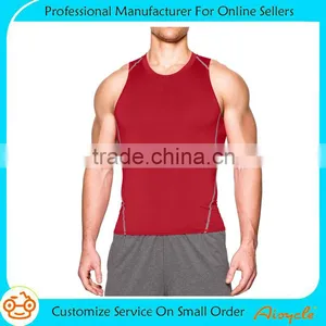 Factory Breathable Wholesale Custom Men Sports Gym Fitness Wear Clothes Tank Tops thumbnail-1