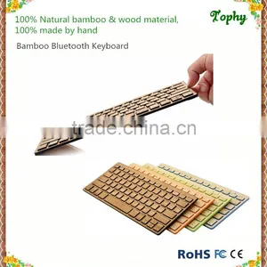 New Design Bamboo For Ipad Bluetooth Keyboard thumbnail-6
