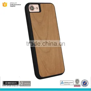 Wood and TPU Mobile Blank Phone Case for Iphone 7 thumbnail-6