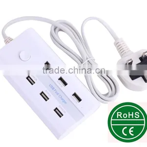 6 Port USB Desktop Rapid Charger. Multiport USB Travel Charger, Multi USB 6 Port Charger Desktop Rapid thumbnail-2