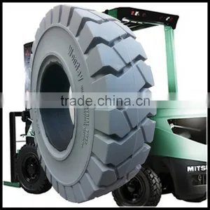 Good Price Top Sales Forklift Spare Parts 300-15 Grey Non Marking Solid Tires for Mitsubishi thumbnail-1
