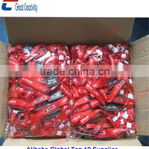 Motivational Custom Made Wristband Woven Band With RFID Small Tag thumbnail-6
