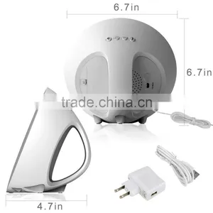 Multifunctional Alarm Clock 7 Colors Atmosphere Lamp 7 Natural Sounds & FM Radio thumbnail-2
