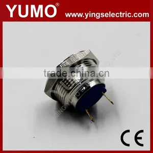 Hot Sale JS19B ROHS 19mm Domed IP65 Momentary Pin Terminal 2A/36VDC Push Button Switch Waterproof Push Button thumbnail-2