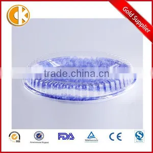 Disposable Round Plastic Frozen Food Tray With Transparent thumbnail-1