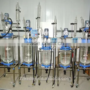 < KD> EXSF Stainless Steel Frame Jacketed Glass Reactor thumbnail-1