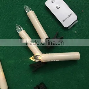 Christmas Led Candles With Clips Led Taper Candles With Clips 10pcs Led Tapered Candles With 10pcs Clips Led Candle thumbnail-5