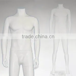 Headless Fiberglass Male Mannequin for Display High-end Dummy Doll Male on Sale thumbnail-3