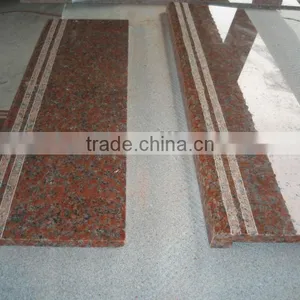 Cheap Good Quality G562 Maple Red Granite Stairs thumbnail-4