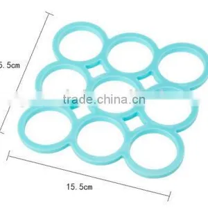 Heat Resistant Silicone Mat Round Shaped Waterproot Place Mat thumbnail-6