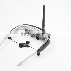 5.8GHz Wireless FPV HD Eyewear Glasses For FPV Racing Drone Glasses Display Support 68inch Full Color LCOS Screen thumbnail-5