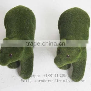 Grass Moss Topiary Animals for Office Decoration thumbnail-5