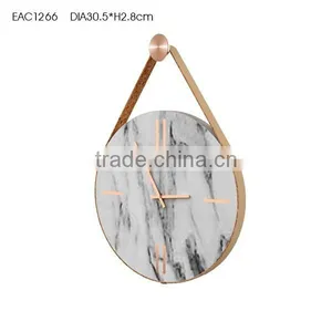 Clock Design Black Marble Wall Clock Not Real Marble Print Marble Clock thumbnail-1