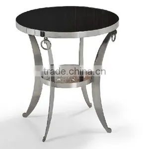 Marble Top Stainless Steel Base Flower Stand thumbnail-1