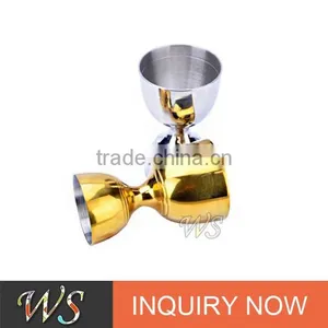 WS-CLO5 Gold Copper SS Squid Jigger Urban Wine Measure Jigger thumbnail-1