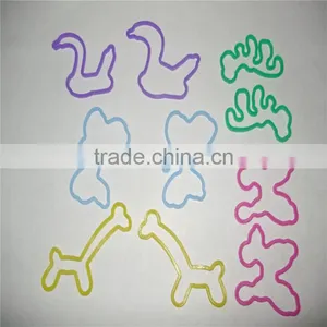 2015 Hot Selling Silicone Hair Ties Colorful Silicone Hair Bands Bracelet for Girls and Children thumbnail-6