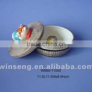Lovely Pig Design Decorative Ceramic Cake Holder thumbnail-1
