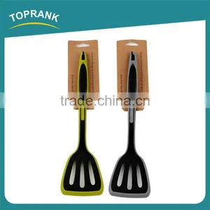 Food Grade Non-stick Kitchen Cooking Utensils Turner Silicone Slotted Turner thumbnail-1