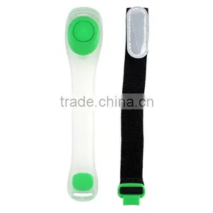 Custom Color Wholesale Personalized TPU Flashing Reflective Led Armband thumbnail-2