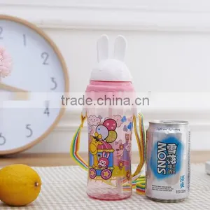 500ml Lovely Cartoon Plastic Water Bottle for Children thumbnail-1