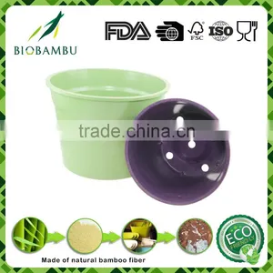 Welcome Biodegradable Affordable Plant Bamboo Pot Eco thumbnail-1