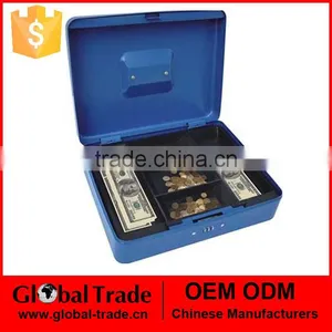 451501 Security Box Metal Safe Cash Storage Money Coins Box thumbnail-1