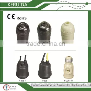 Lighting Accessories E27 Bakelite Screw Lamp Holder/light Lamp Socket/bulb Holder thumbnail-4