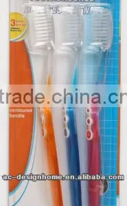 3 PCS PLASTIC TOOTHBRUSH SET thumbnail-1